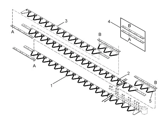 87458222 - секция подрезающих ножей